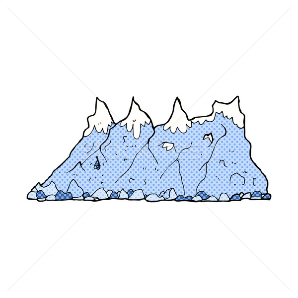 comic cartoon mountain range Stock photo © lineartestpilot