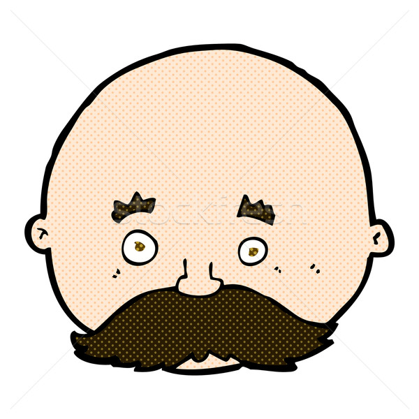 Homem Careca Personagem Com Bigode Vector - Arte vetorial de stock e mais  imagens de Adulto - Adulto, Atividade, Comércio - Ocupação - iStock