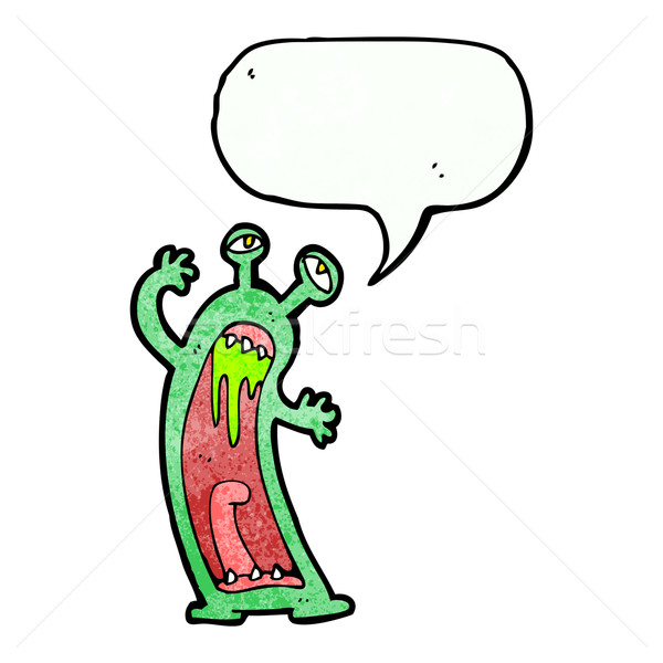 cartoon gross monster Stock photo © lineartestpilot