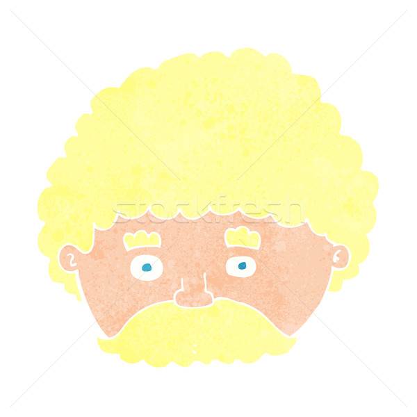 cartoon man with mustache Stock photo © lineartestpilot