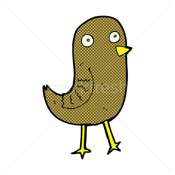 Funny cómico Cartoon aves retro Foto stock © lineartestpilot