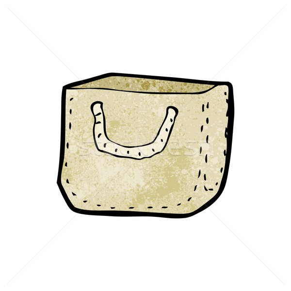 cartoon reusable bag Stock photo © lineartestpilot