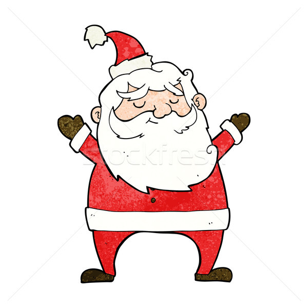 jolly santa cartoon Stock photo © lineartestpilot