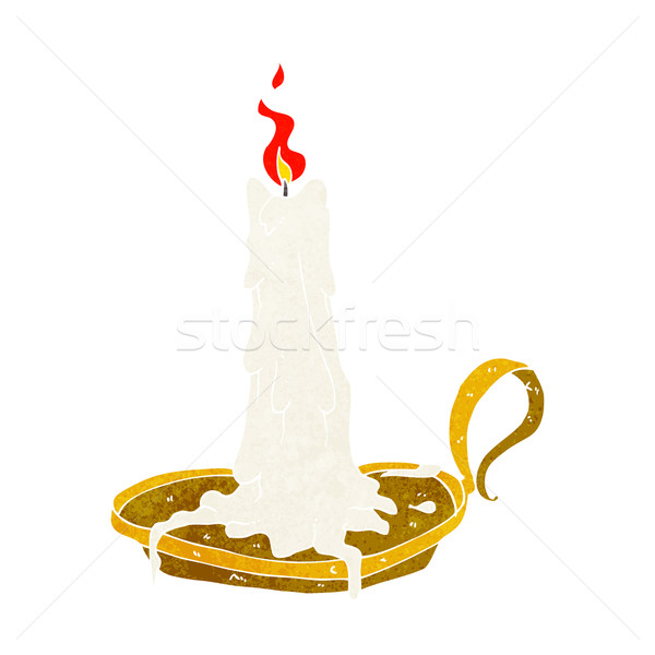 cartoon spooky dribbling candle Stock photo © lineartestpilot