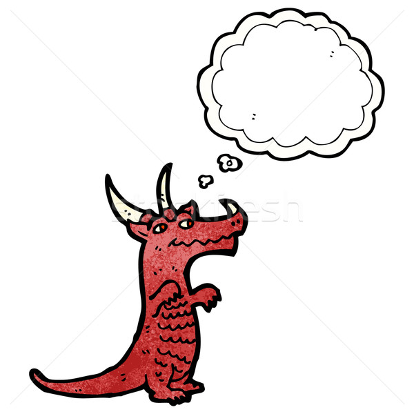 cartoon welsh dragon Stock photo © lineartestpilot