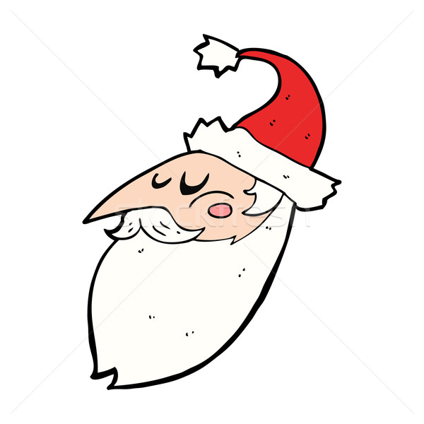Cartoon Santa Face Vector Illustration C Lineartestpilot 4850918 Stockfresh