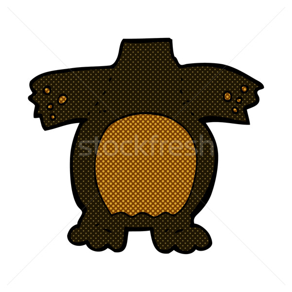 Képregény rajz fekete medve test keverék Stock fotó © lineartestpilot