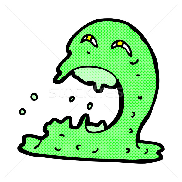 comic cartoon gross ghost Stock photo © lineartestpilot