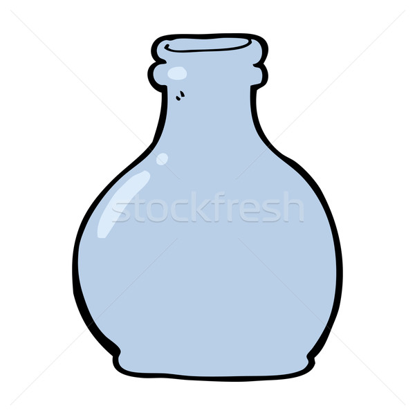 cartoon old glass vase Stock photo © lineartestpilot