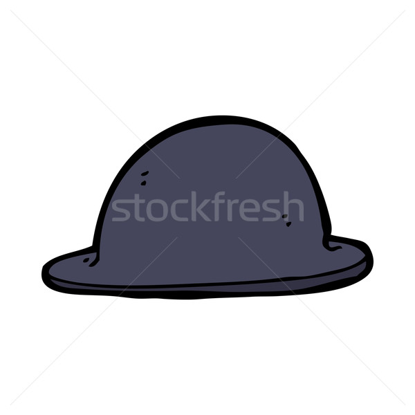 cartoon old bowler hat Stock photo © lineartestpilot
