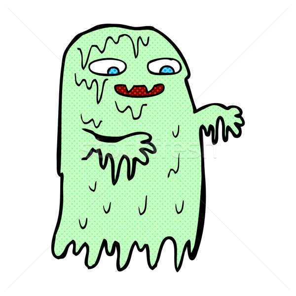 comic cartoon gross slime ghost Stock photo © lineartestpilot