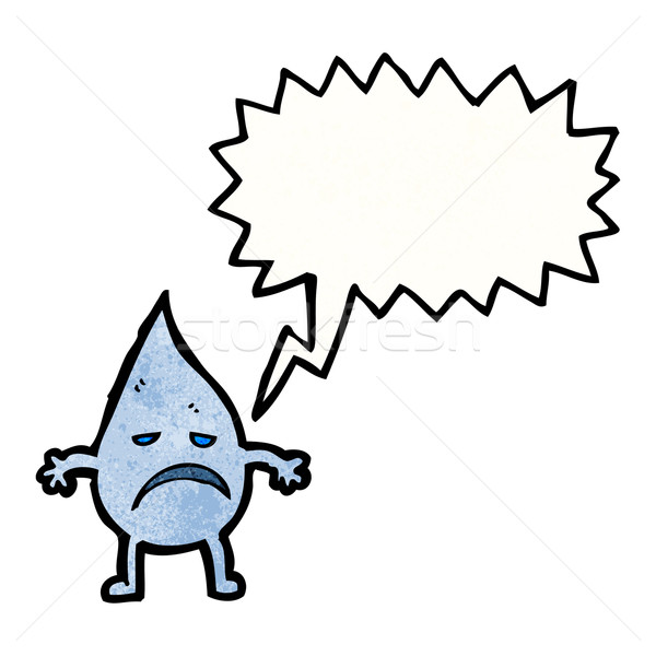 rain drop cartoon character Stock photo © lineartestpilot