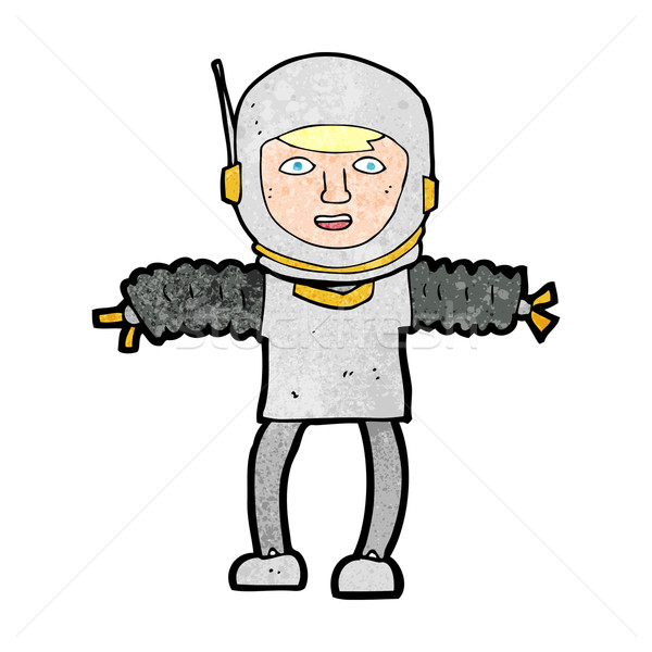 cartoon astronaught Stock photo © lineartestpilot