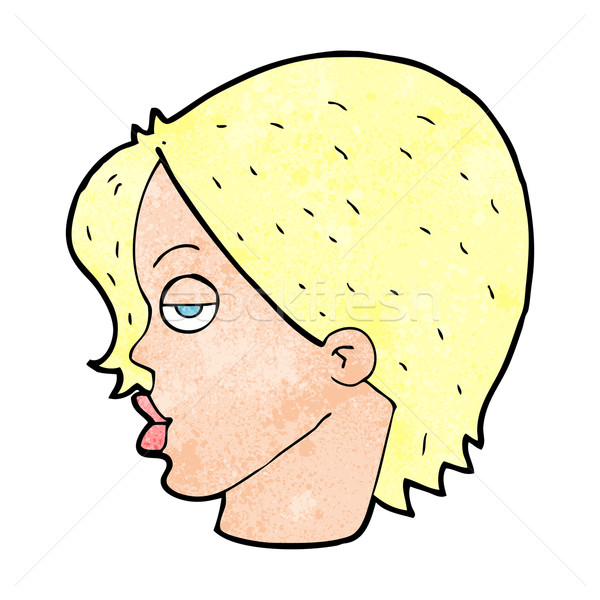 漫画 女性 眉 顔 デザイン 芸術 ストックフォト © lineartestpilot
