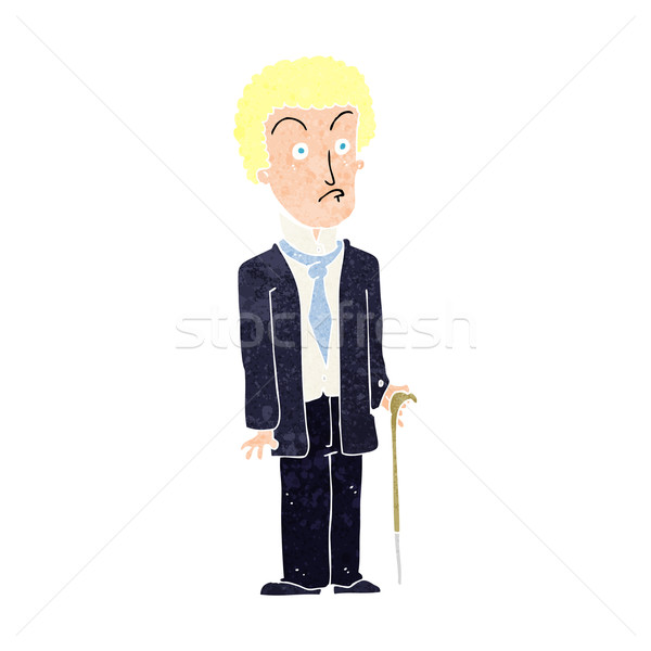 Cartoon malheureux gentleman homme design art [[stock_photo]] © lineartestpilot