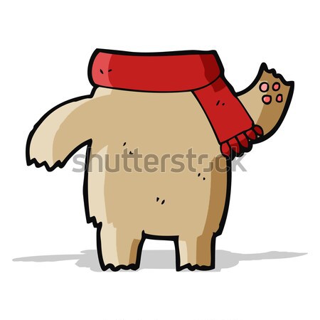 Desen animat ursuleţ corp meci propriu Imagine de stoc © lineartestpilot