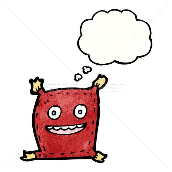 cushion with though bubble cartoon Stock photo © lineartestpilot
