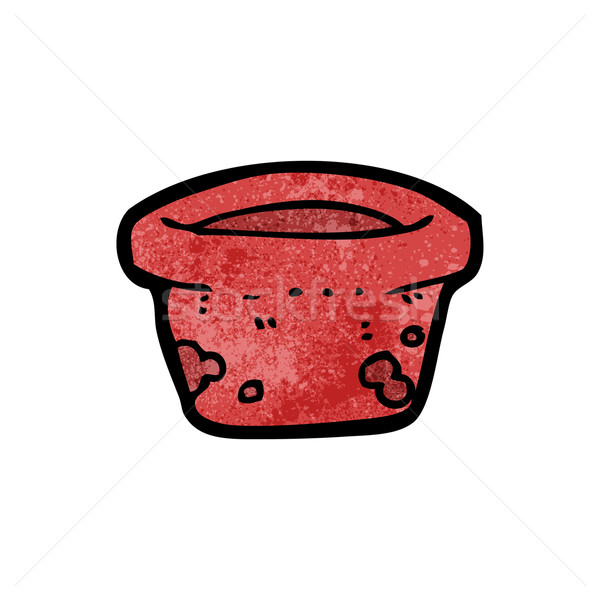 empty flower pot cartoon