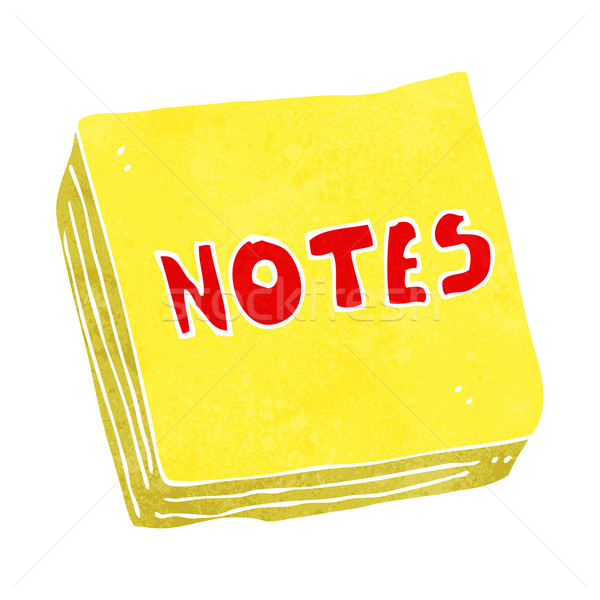 cartoon notes pad Stock photo © lineartestpilot