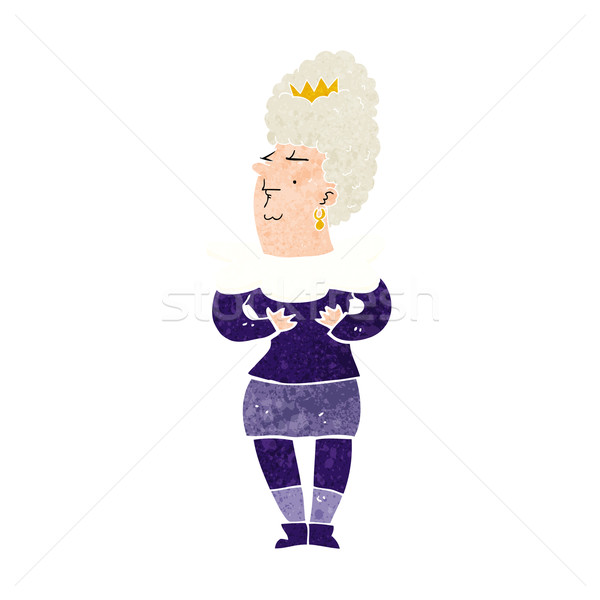 cartoon aristocratic woman Stock photo © lineartestpilot