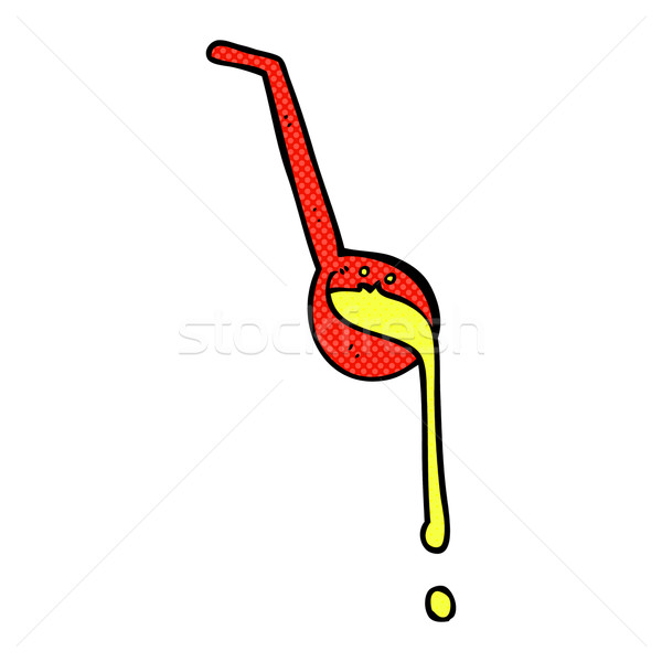 comic cartoon ladle Stock photo © lineartestpilot