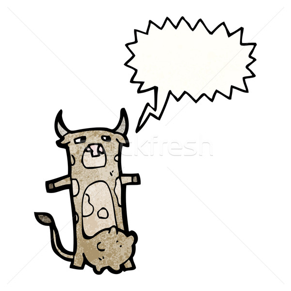 cartoon cow mooing Stock photo © lineartestpilot