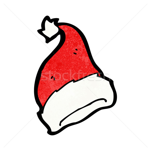 Foto stock: Desenho · animado · seis · falante · retro · natal