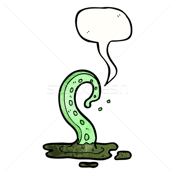Palude mostro tentacolo arte retro disegno Foto d'archivio © lineartestpilot