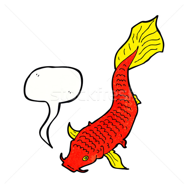 漫画 魚 吹き出し 手 デザイン クレイジー ストックフォト © lineartestpilot