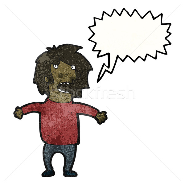 cartoon man panicking Stock photo © lineartestpilot