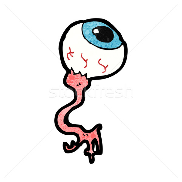 cartoon gross eyeball Stock photo © lineartestpilot