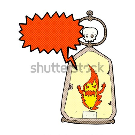 Cómico Cartoon átomo bomba retro Foto stock © lineartestpilot