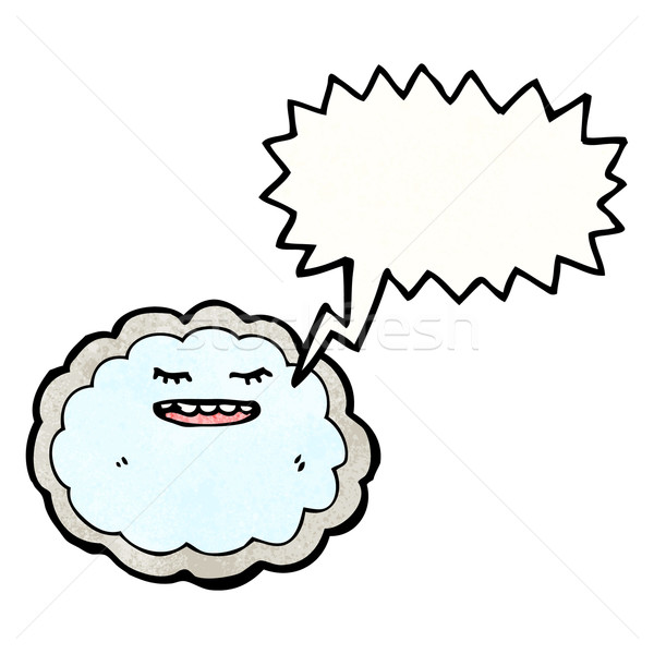 cartoon cloud with silver lining Stock photo © lineartestpilot