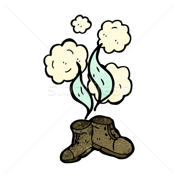 smelly old boots cartoon Stock photo © lineartestpilot