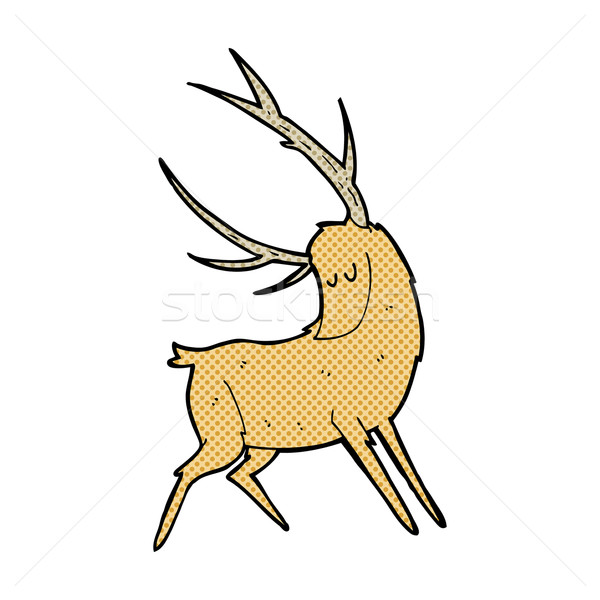 comic cartoon stag Stock photo © lineartestpilot