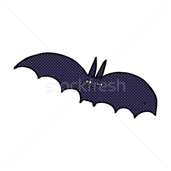 comic cartoon vampire bat Stock photo © lineartestpilot
