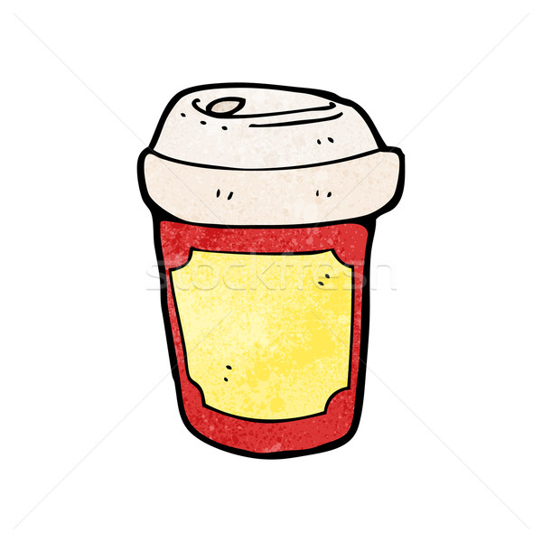 cartoon hot drinks cup Stock photo © lineartestpilot