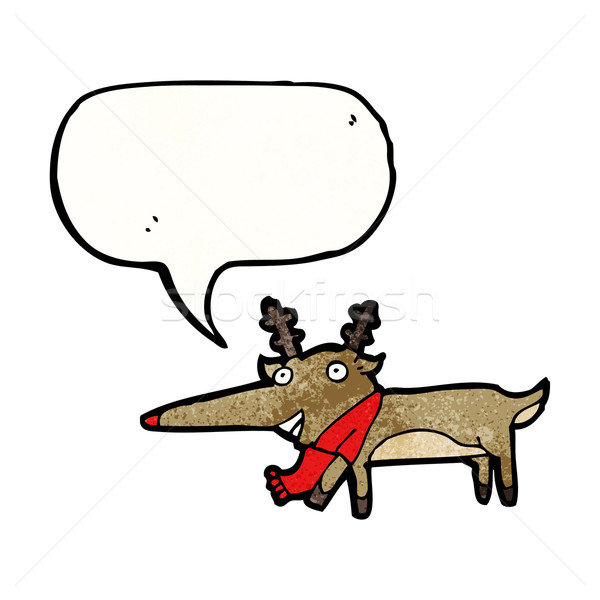 cartoon funny reindeer Stock photo © lineartestpilot