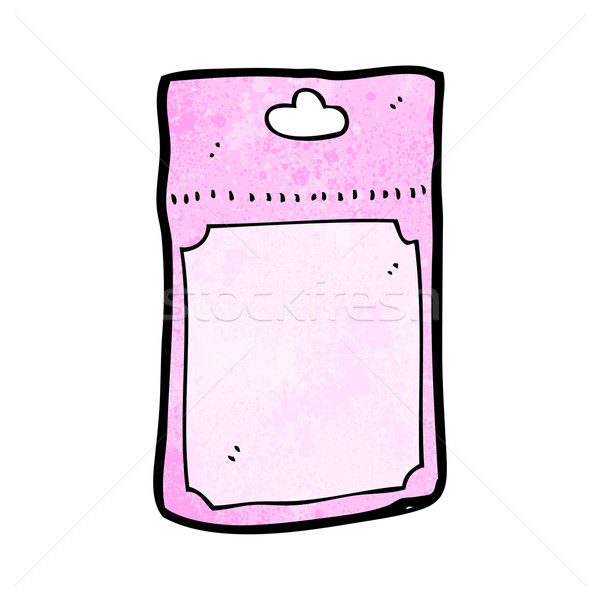 Cartoon plastique emballage rétro texture isolé [[stock_photo]] © lineartestpilot