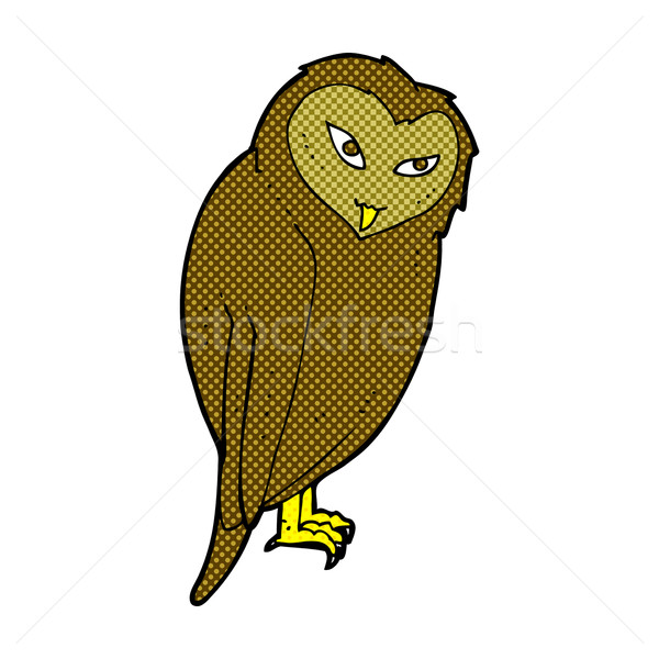 comic cartoon owl Stock photo © lineartestpilot
