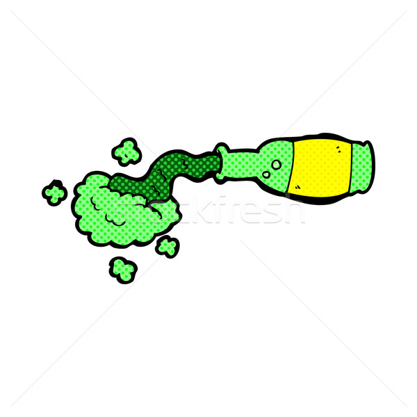 comic cartoon spilled green potion Stock photo © lineartestpilot