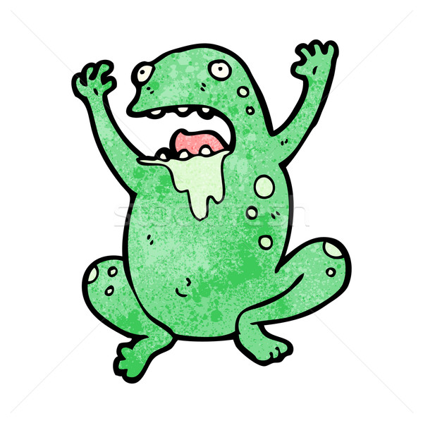 gross cartoon frog Stock photo © lineartestpilot