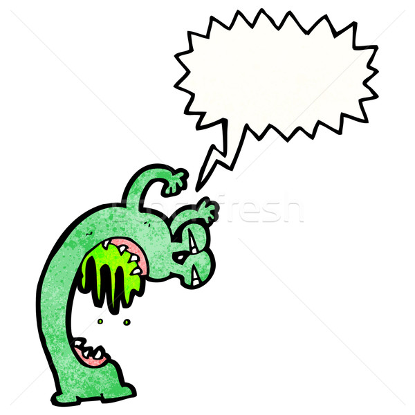 cartoon gross alien Stock photo © lineartestpilot