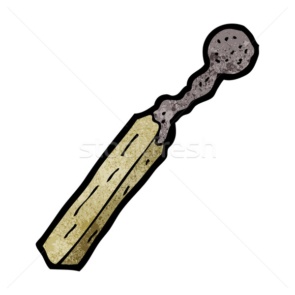 cartoon burnt match Stock photo © lineartestpilot