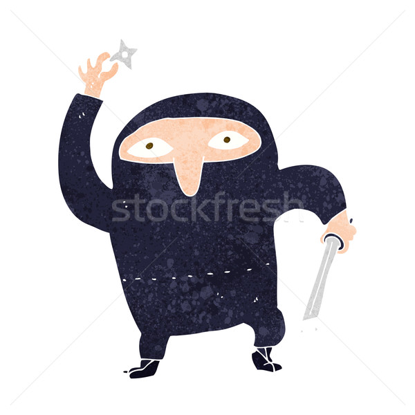 cartoon ninja Stock photo © lineartestpilot