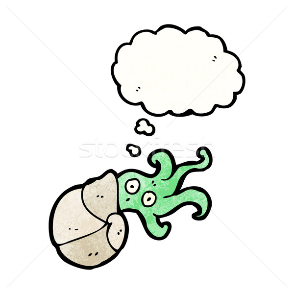 cartoon nautilus squid Stock photo © lineartestpilot