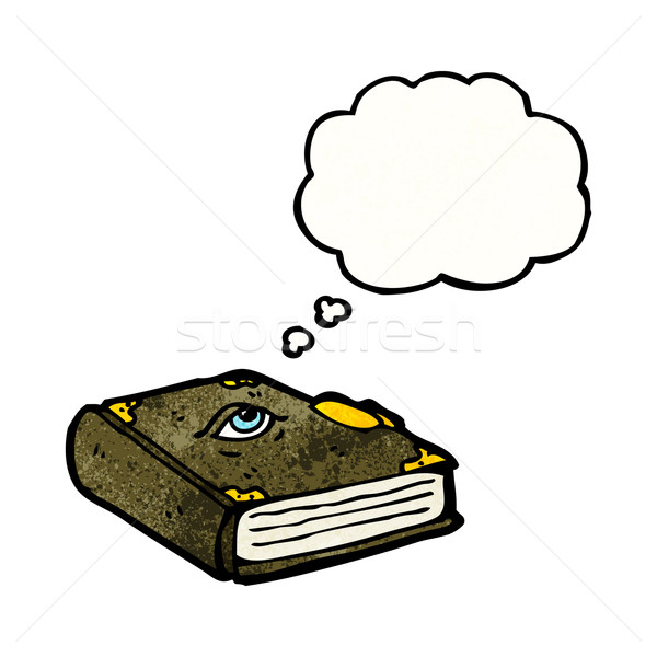 magic spell book cartoon Stock photo © lineartestpilot