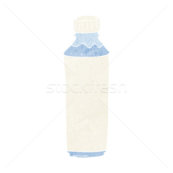 Cartoon une bouteille d'eau eau main design bouteille [[stock_photo]] © lineartestpilot