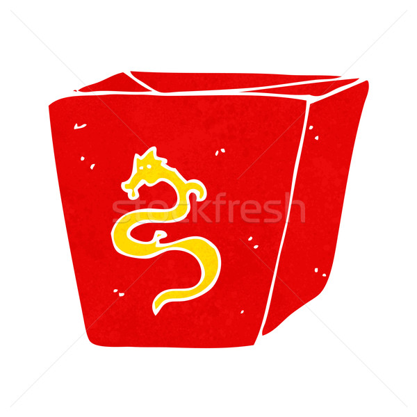 cartoon noodle box Stock photo © lineartestpilot