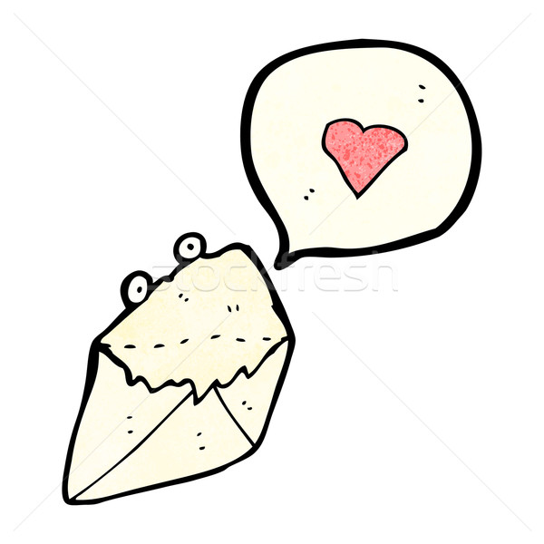 love letter cartoon Stock photo © lineartestpilot